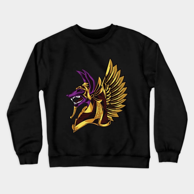 God Anubis Crewneck Sweatshirt by Harrisaputra